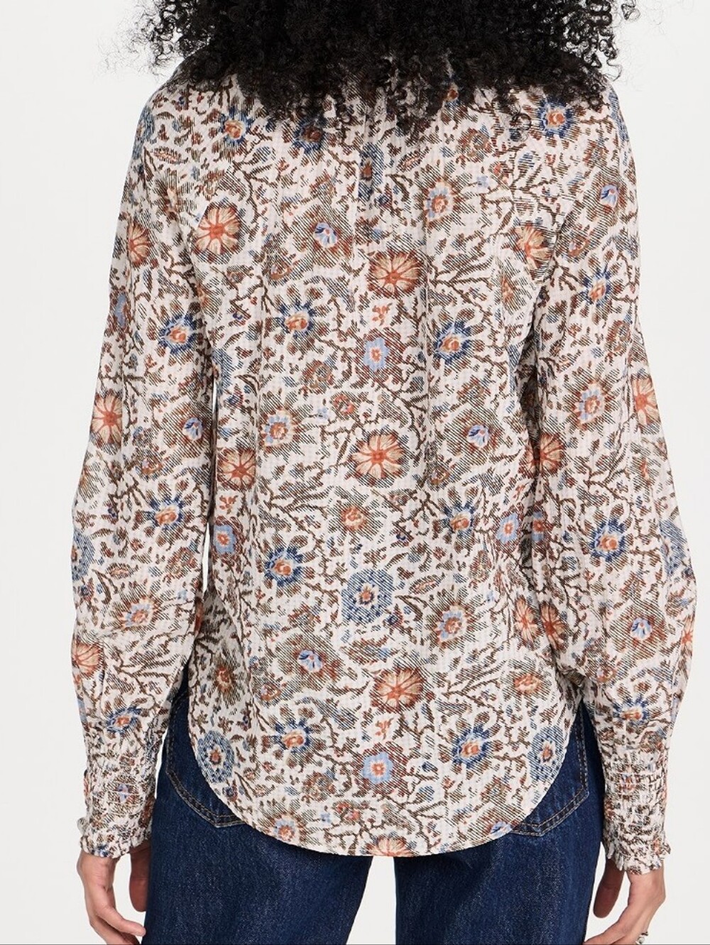 Veronica Beard Alexandria Floral Print Blouse 12 - Picture 2 of 5
